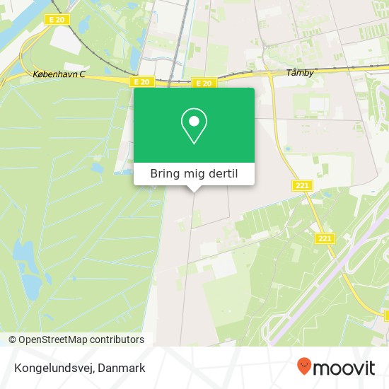 Kongelundsvej kort