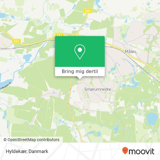 Hyldekær kort