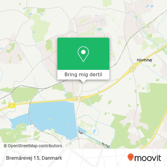 Bremårevej 15 kort