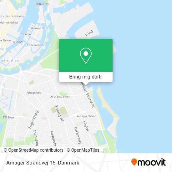 Amager Strandvej 15 kort