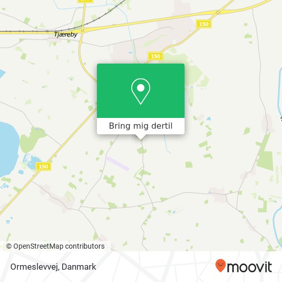 Ormeslevvej kort