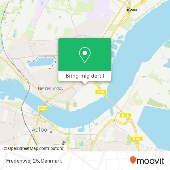 Fredensvej 25 kort