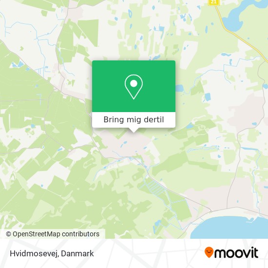 Hvidmosevej kort