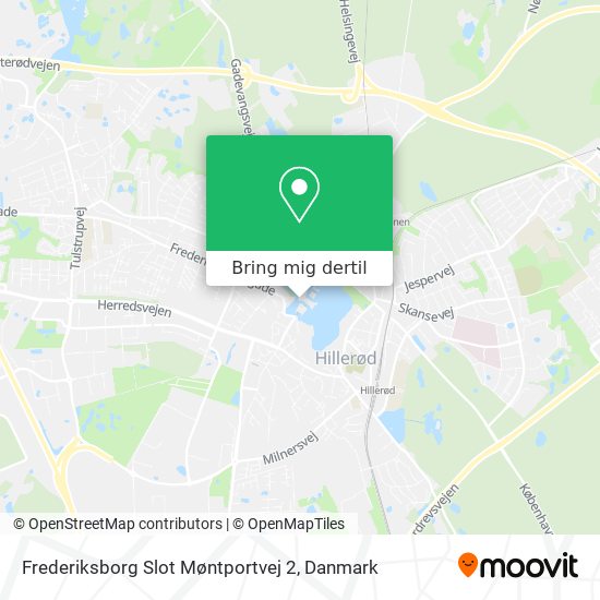 Frederiksborg Slot Møntportvej 2 kort