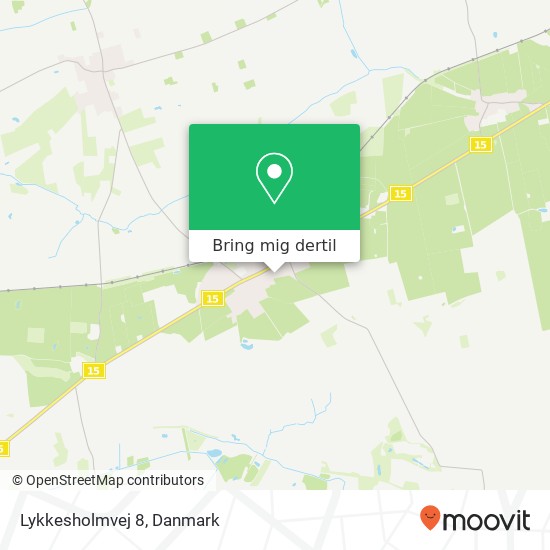 Lykkesholmvej 8 kort