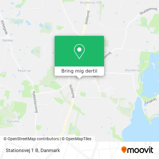 Stationsvej 1 B kort