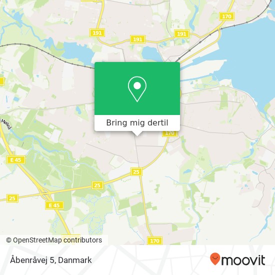 Åbenråvej 5 kort