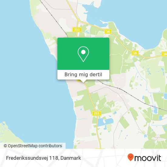 Frederikssundsvej 118 kort