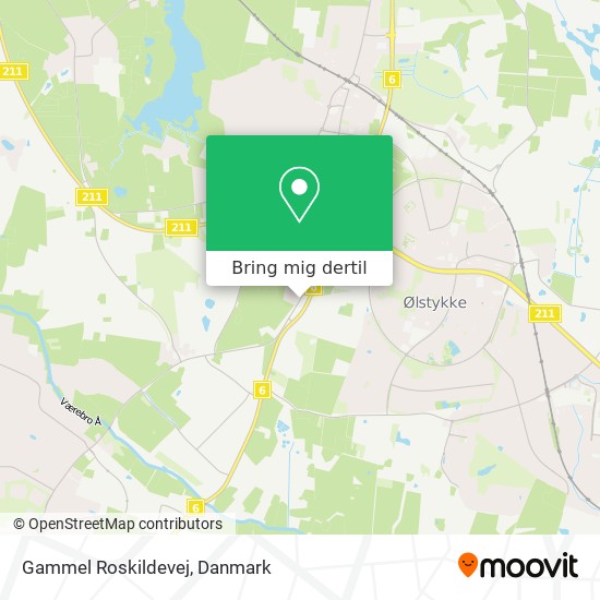 Gammel Roskildevej kort