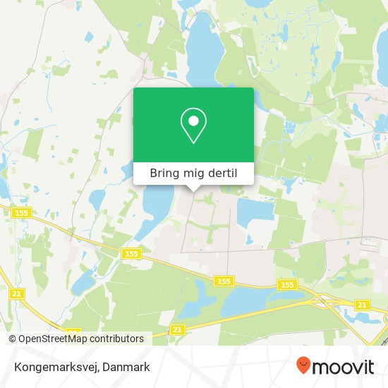 Kongemarksvej kort