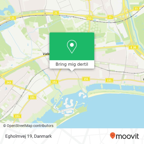 Egholmvej 19 kort