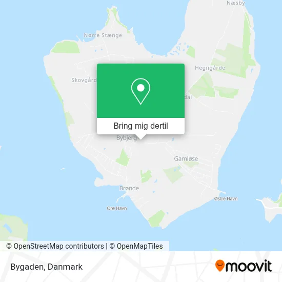 Bygaden kort