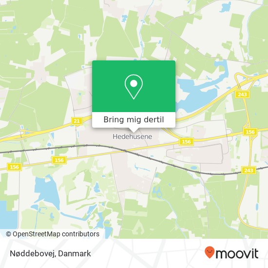 Nøddebovej kort