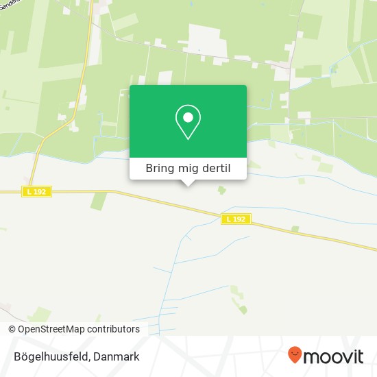 Bögelhuusfeld kort