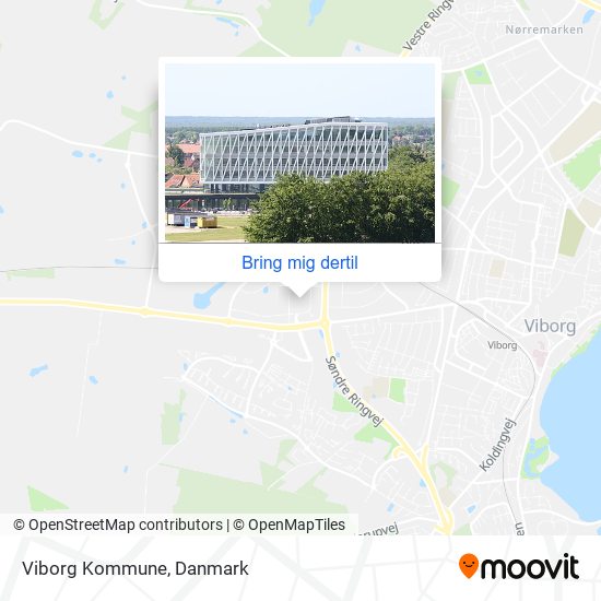 Viborg Kommune kort