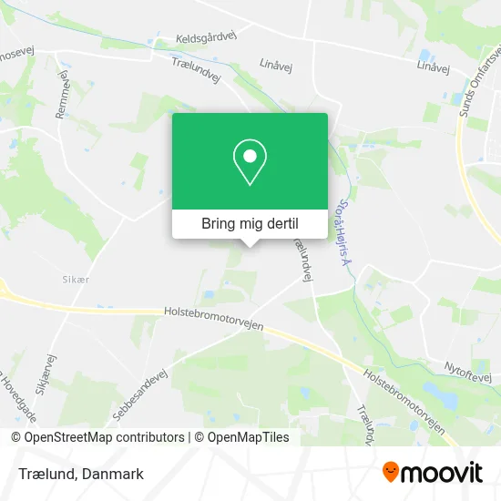 Trælund kort