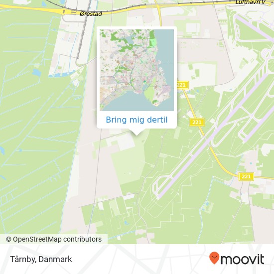 Tårnby kort