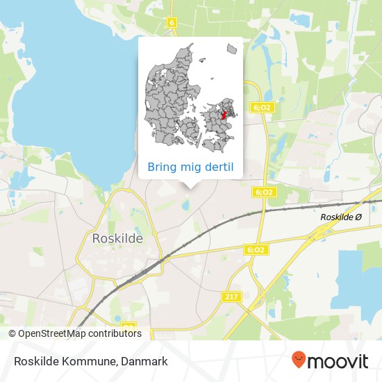 Roskilde Kommune kort