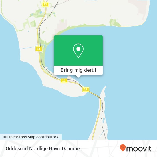 Oddesund Nordlige Havn kort