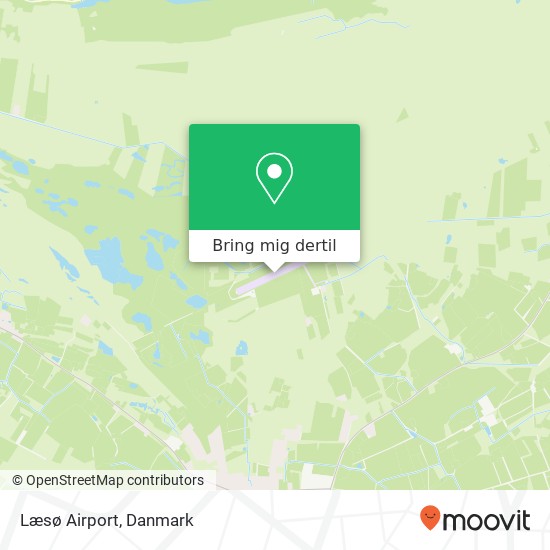 Læsø Airport kort