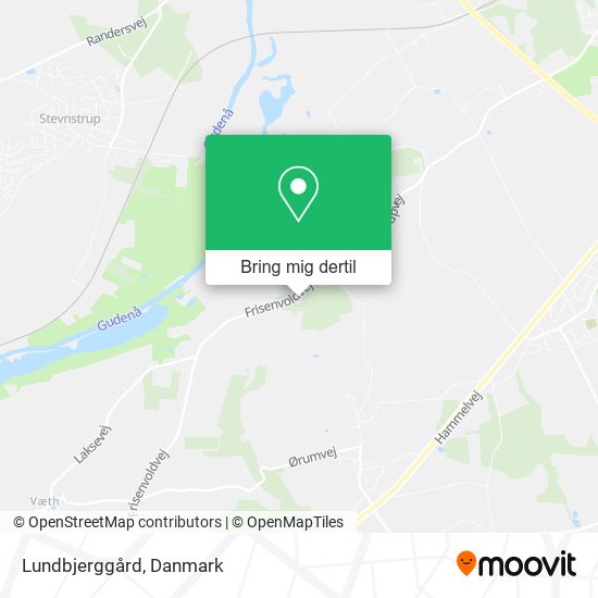 Lundbjerggård kort