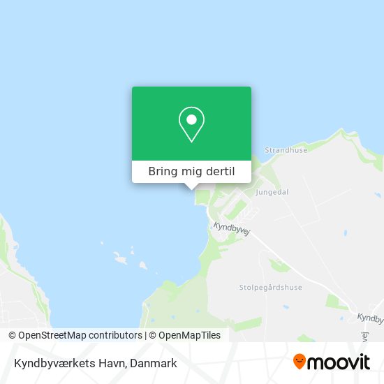 Kyndbyværkets Havn kort