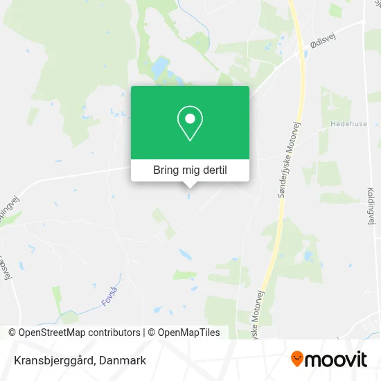 Kransbjerggård kort