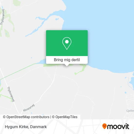 Hygum Kirke kort