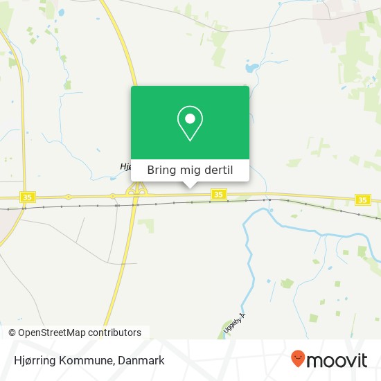 Hjørring Kommune kort