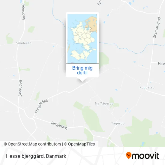 Hesselbjerggård kort