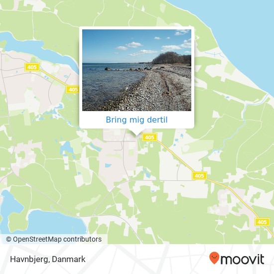 Havnbjerg kort