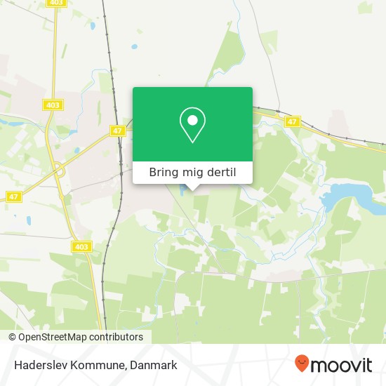 Haderslev Kommune kort