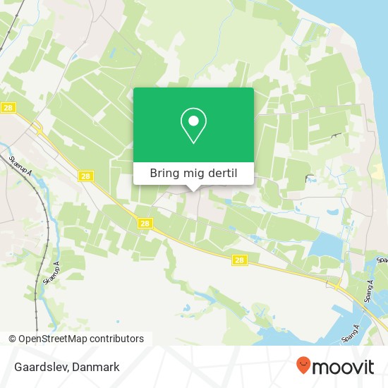 Gaardslev kort