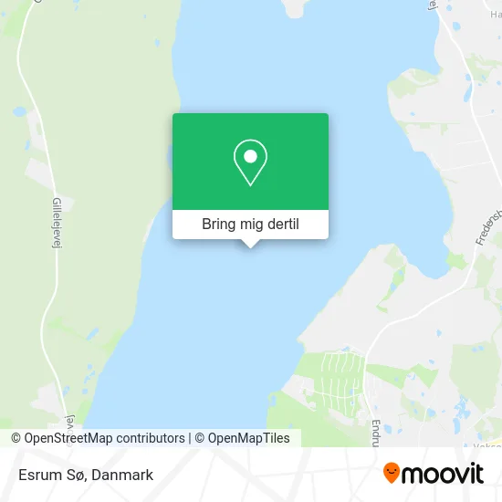 Esrum Sø kort
