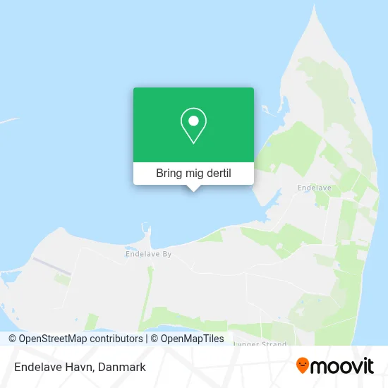 Endelave Havn kort