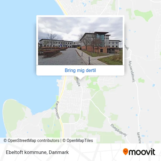 Ebeltoft kommune kort