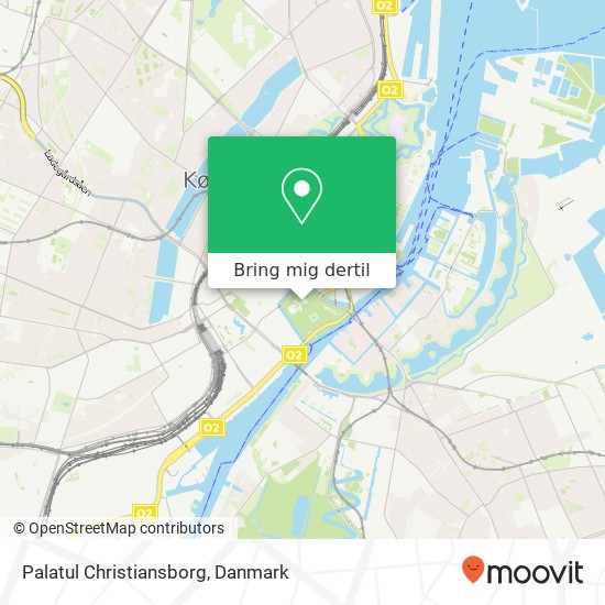Palatul Christiansborg kort