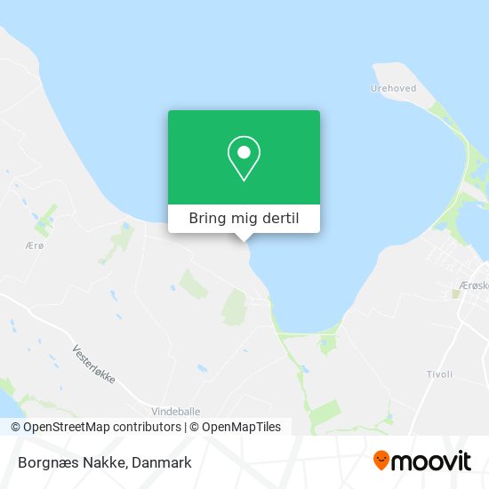 Borgnæs Nakke kort
