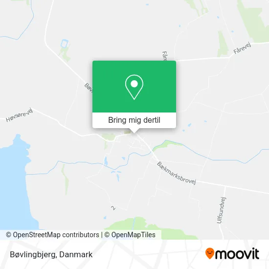 Bøvlingbjerg kort