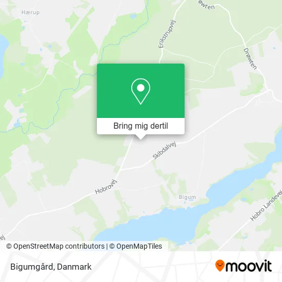 Bigumgård kort