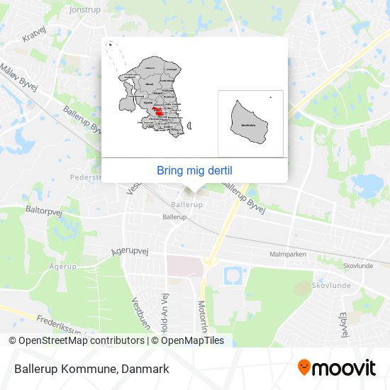 Ballerup Kommune kort