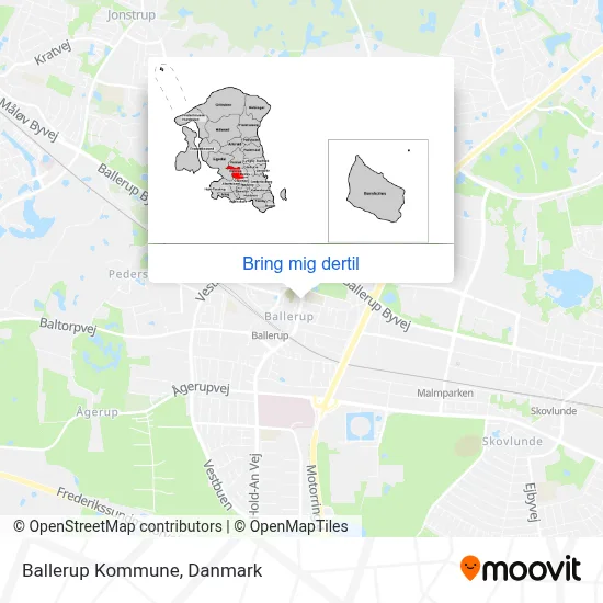 Ballerup Kommune kort