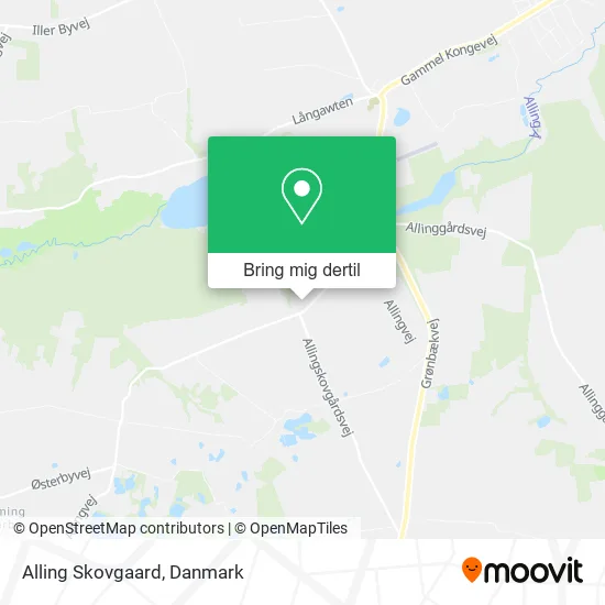 Alling Skovgaard kort