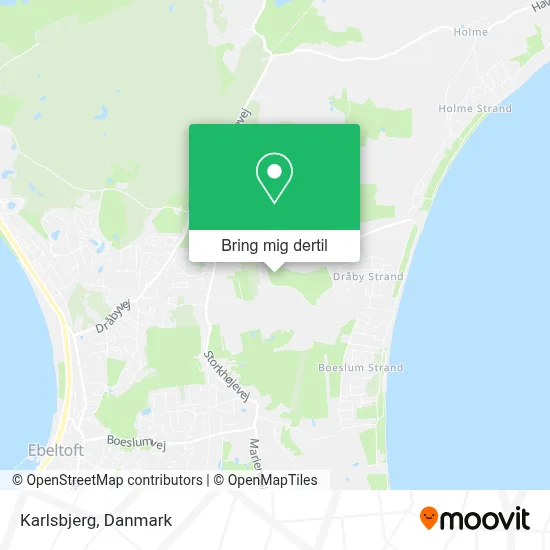 Karlsbjerg kort