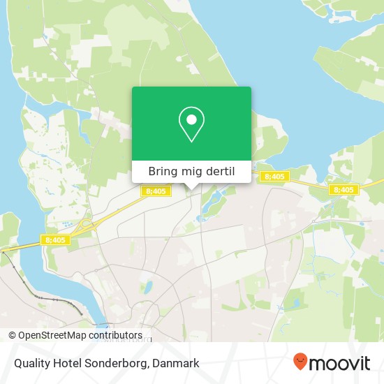 Quality Hotel Sonderborg kort