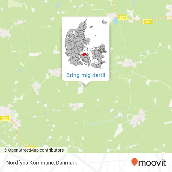 Nordfyns Kommune kort