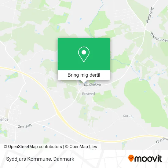 Syddjurs Kommune kort