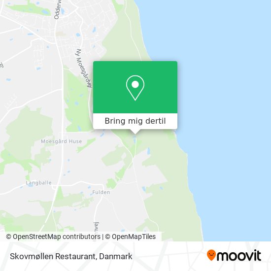 Skovmøllen Restaurant kort