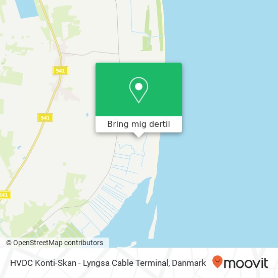 HVDC Konti-Skan - Lyngsa Cable Terminal kort