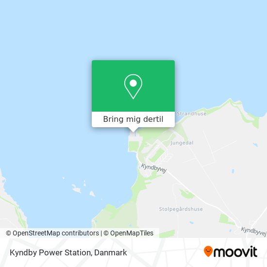Kyndby Power Station kort
